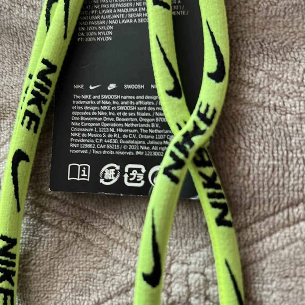 Nike Headband New color Neon green and black Nike logo